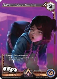 Haven, Hiding in Plain Sight (Stretch Goal Promo) - The Awakening (Kickstarter) - Alpha Clash card