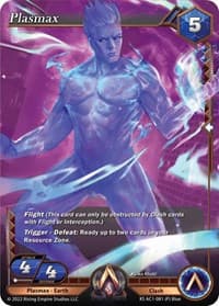 Plasmax (Stretch Goal Promo) - The Awakening (Kickstarter) - Alpha Clash card