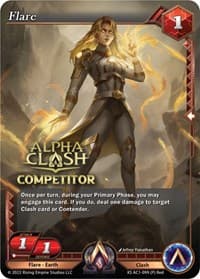 Flare (Competitor Promo) - The Awakening (Kickstarter) - Alpha Clash card
