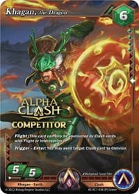 Khagan, the Dragon (Competitor Promo) - The Awakening (Kickstarter) - Alpha Clash card
