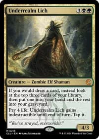 Underrealm Lich - Ravnica: Clue Edition - Magic: The Gathering card
