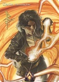 Clarity, Foreseeing Fate (Iconic Art) - The Awakening - Alpha Clash card