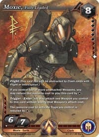 Moxie, Fully Loaded (Iconic Rare) - The Awakening - Alpha Clash card