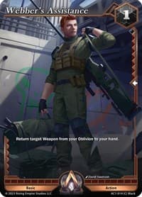 Webber's Assistance - The Awakening - Alpha Clash card