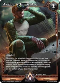 Webber's Binoculars - The Awakening - Alpha Clash card