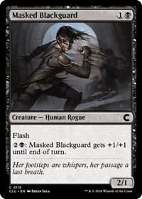 Masked Blackguard - Ravnica: Clue Edition - Magic: The Gathering card