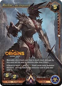 Rizlac, the Depraved (Origins Promo) - The Awakening - Alpha Clash card