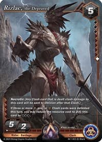 Rizlac, the Depraved - The Awakening - Alpha Clash card