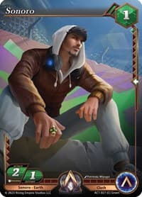 Sonoro - The Awakening - Alpha Clash card
