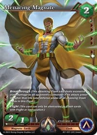 Menacing Magnate - The Awakening - Alpha Clash card