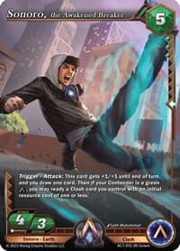 Sonoro, the Awakened Breaker - The Awakening - Alpha Clash card