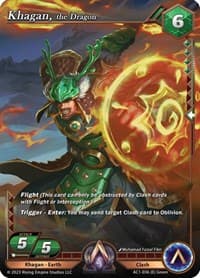 Khagan, the Dragon - The Awakening - Alpha Clash card