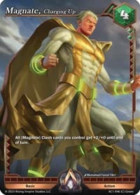 Magnate, Charging Up - The Awakening - Alpha Clash card