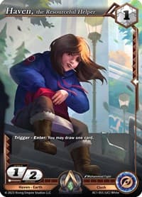 Haven, the Resourceful Helper - The Awakening - Alpha Clash card