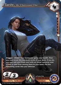 Clarity, the Clairvoyant One - The Awakening - Alpha Clash card