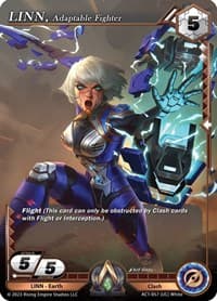 LINN, Adaptable Fighter - The Awakening - Alpha Clash card