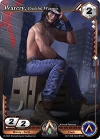 Warcry, Prideful Warrior - The Awakening - Alpha Clash card