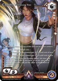 Clarity, Foreseeing Fate - The Awakening - Alpha Clash card