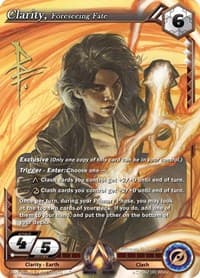 Clarity, Foreseeing Fate (Iconic Rare) - The Awakening - Alpha Clash card