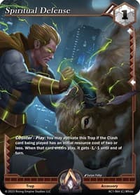 Spiritual Defense - The Awakening - Alpha Clash card