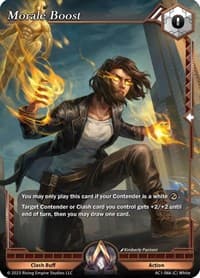 Morale Boost - The Awakening - Alpha Clash card