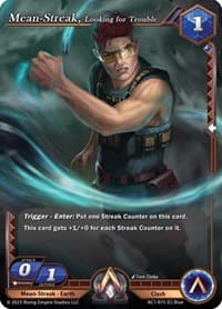 Mean-Streak, Looking for Trouble - The Awakening - Alpha Clash card