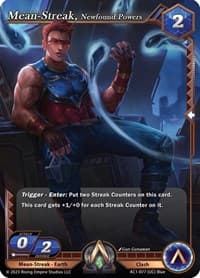 Mean-Streak, Newfound Powers - The Awakening - Alpha Clash card