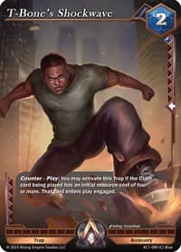 T-Bone's Shockwave - The Awakening - Alpha Clash card