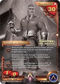 Torque, the Diabolical (Pre-Release) - The Awakening - Alpha Clash card