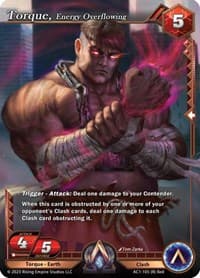 Torque, Energy Overflowing - The Awakening - Alpha Clash card