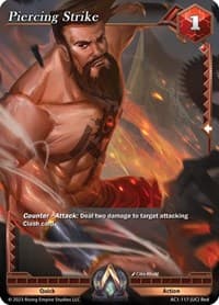 Piercing Strike - The Awakening - Alpha Clash card