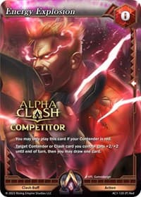 Energy Explosion (Competitor) - The Awakening - Alpha Clash card