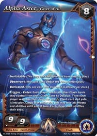 Alpha Aster, Giver of All (Alpha Rare) - The Awakening - Alpha Clash card