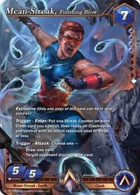 Mean-Streak, Finishing Blow - The Awakening - Alpha Clash card