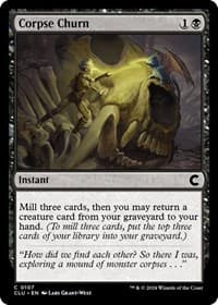 Corpse Churn - Ravnica: Clue Edition - Magic: The Gathering card