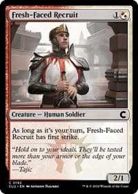 Fresh-Faced Recruit - Ravnica: Clue Edition - Magic: The Gathering card
