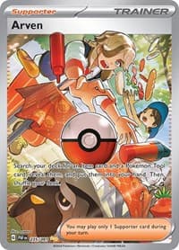Arven - SV: Paldean Fates - Pokemon card