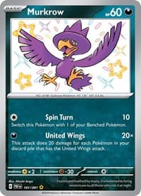 Murkrow - SV: Paldean Fates - Pokemon card