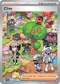 Clive - SV: Paldean Fates - Pokemon card