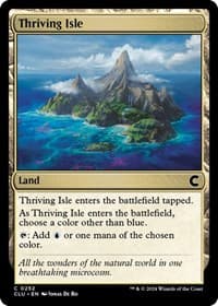 Thriving Isle - Ravnica: Clue Edition - Magic: The Gathering card