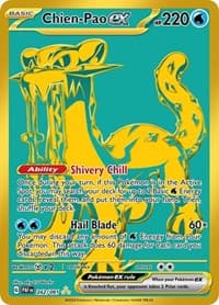 Chien-Pao ex - SV: Paldean Fates - Pokemon card