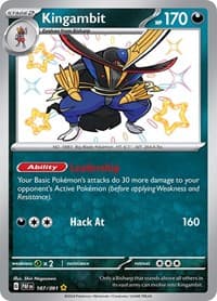Kingambit - SV: Paldean Fates - Pokemon card
