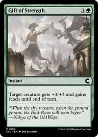 Gift of Strength - Ravnica: Clue Edition - Magic: The Gathering card