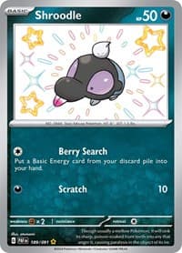 Shroodle - SV: Paldean Fates - Pokemon card