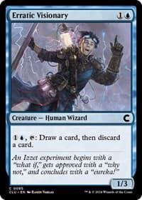Erratic Visionary - Ravnica: Clue Edition - Magic: The Gathering card