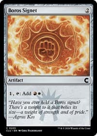 Boros Signet - Ravnica: Clue Edition - Magic: The Gathering card