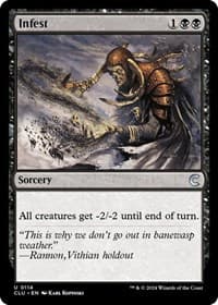 Infest - Ravnica: Clue Edition - Magic: The Gathering card