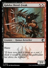 Rakdos Shred-Freak - Ravnica: Clue Edition - Magic: The Gathering card