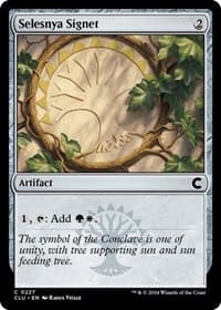 Selesnya Signet - Ravnica: Clue Edition - Magic: The Gathering card
