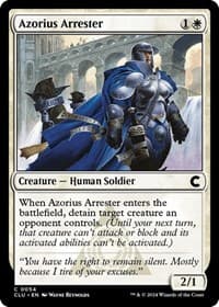 Azorius Arrester - Ravnica: Clue Edition - Magic: The Gathering card
